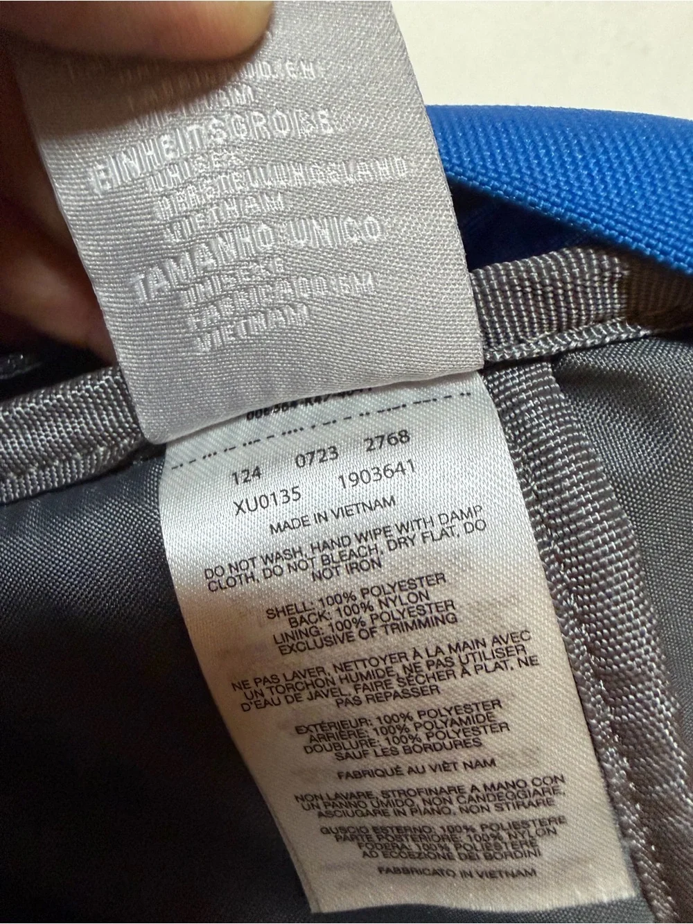Columbia Neosho Daypack Backpack Blue Gray School Laptop Travel Hiking Book Bag